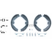 Textar Parking Brake Shoe Set 91069100