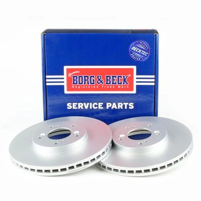 Borg & Beck 2 x Vented Front Brake Discs BBD5129