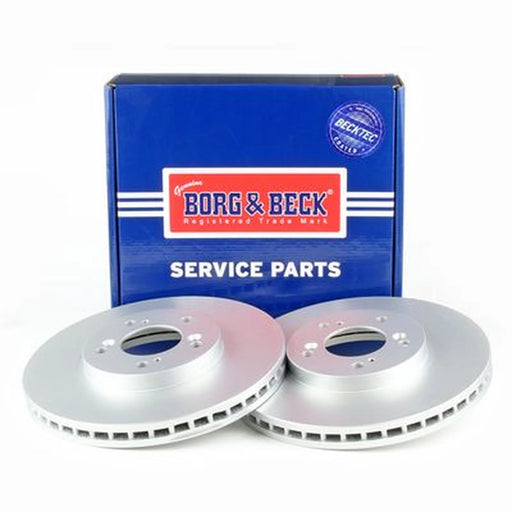 Borg & Beck 2 x Vented Front Brake Discs BBD5129