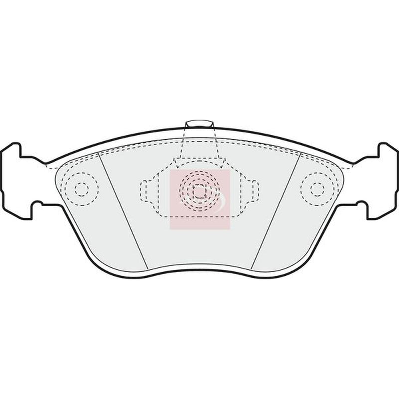 Apec Front Brake Pad Set PAD1375