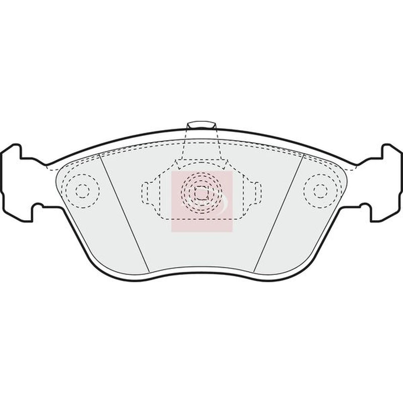 Apec Front Brake Pad Set PAD1375