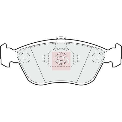 Apec Front Brake Pad Set PAD1375