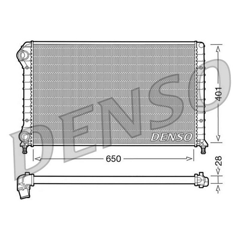Denso Engine Radiator DRM09061