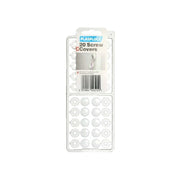 Plasplugs Screw Cover White X20 WCO515 - WCO515