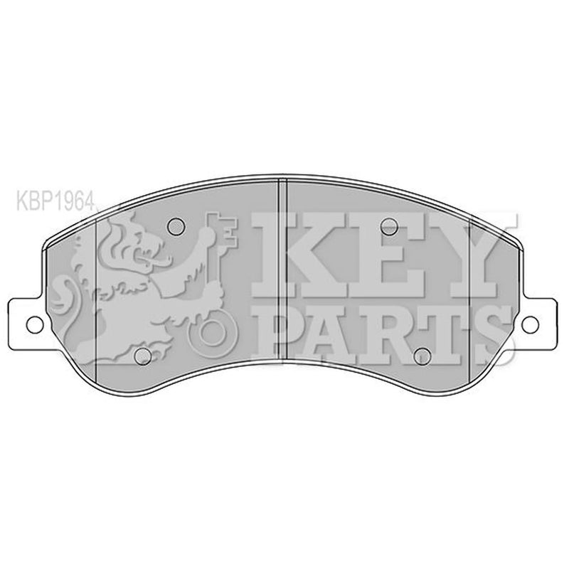Key Parts 4 x Front Brake Pad Set KBP1964