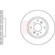 Apec 2 x Vented Front Brake Discs DSK2964
