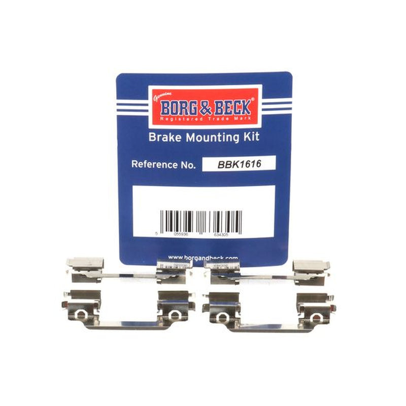 Borg & Beck Brake Pad Accessory Fitting Kit Rear BBK1616