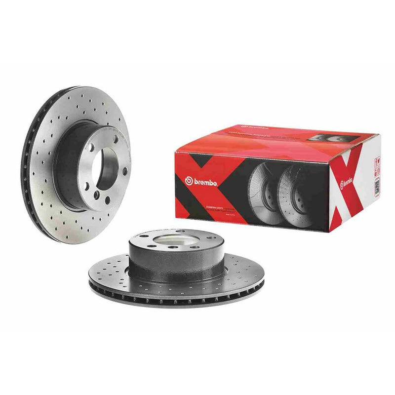 Brembo Xtra 2 x Perforated/Vented Front Brake Discs 09.6924.1X