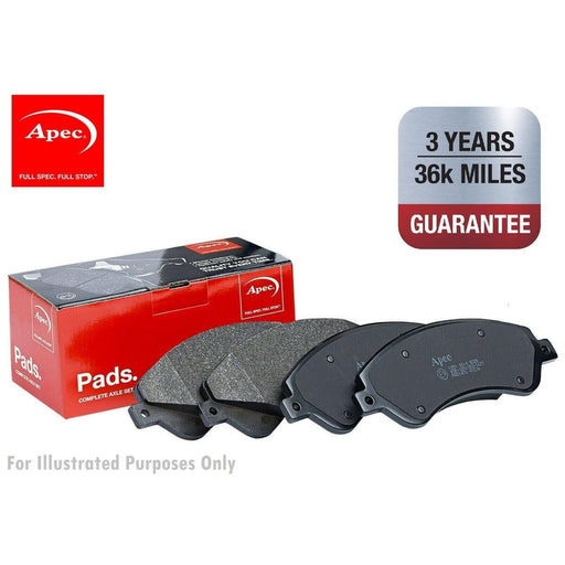 Apec Black Brake Pads Front Fits Audi Q7 Sq7 Apec  - Town Parts