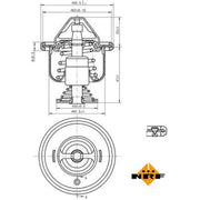 NRF Thermostat,Coolant 725199