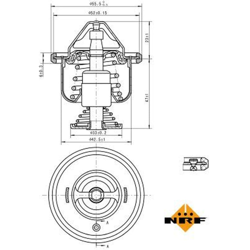 NRF Thermostat,Coolant 725199