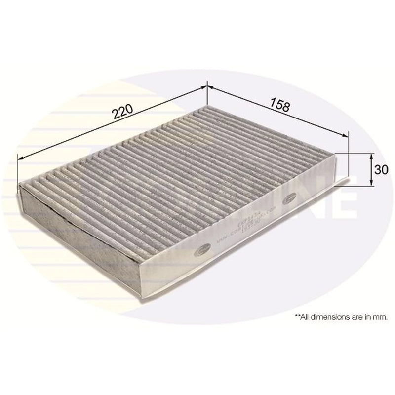 Comline Cabin Air Filter (Pollen Filter) EKF343A