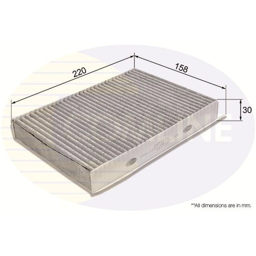 Comline Cabin Air Filter (Pollen Filter) EKF343A