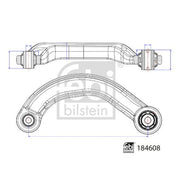Febi Control/Trailing Arm Upper 184608