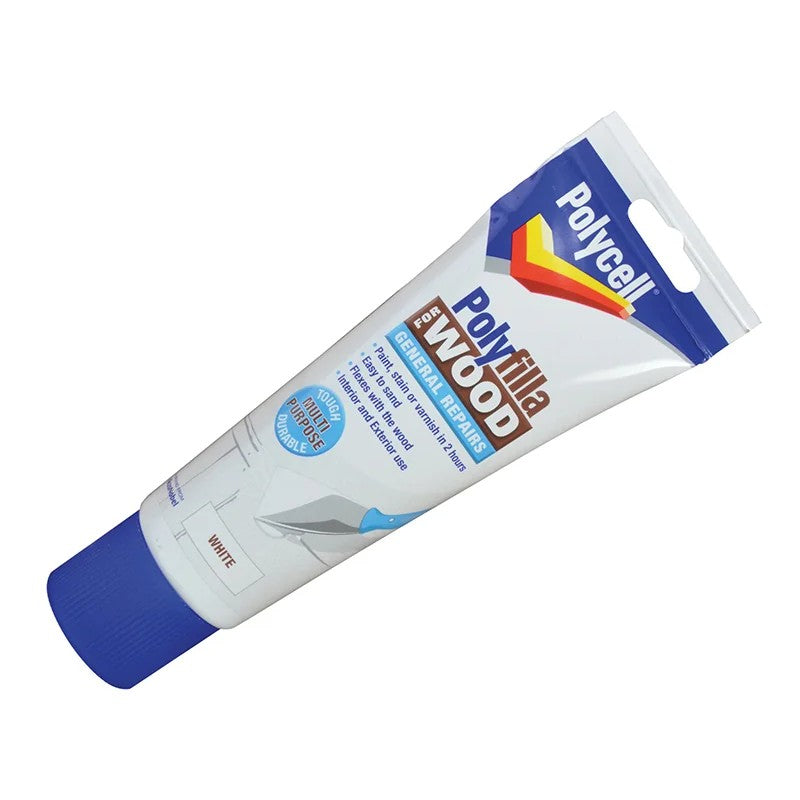 Polycell Polyfilla for Wood General Repairs White Tube 330g - 5207191