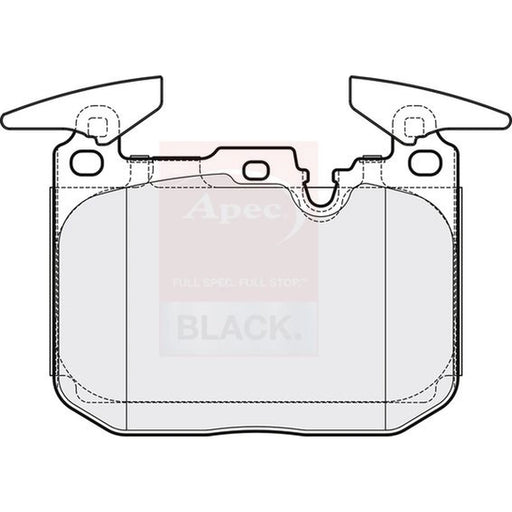 Apec Front Brake Pad Set PAD1907B