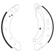Textar Brake Shoe Set Axle Kit 91061800