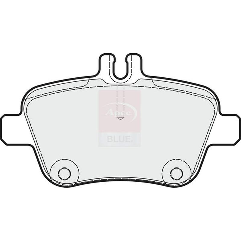 Apec Rear Brake Pad Set PD3722