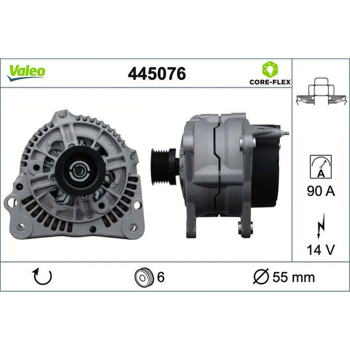 Valeo Car Alternator 12V 445076