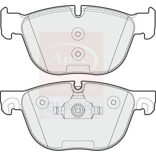 Apec Front Brake Pad Set PAD1614B