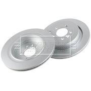 Borg & Beck 2 x Vented Rear Brake Discs BBD4533