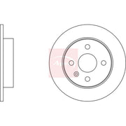 Apec 2 x Solid Rear Brake Discs DSK297