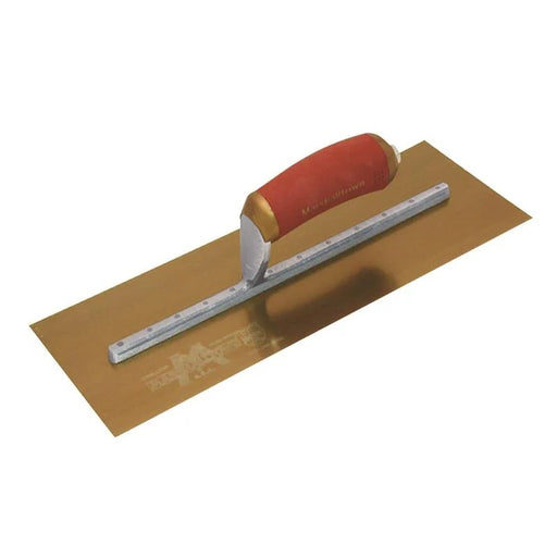 Marshalltown MPB13GSD Pre-Worn PermaShape® Finishing Gold S/S Trowel DuraSoft®