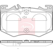 Apec Front Brake Pad Set PAD2358