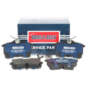 Borg & Beck 4 x Rear Brake Pad Set BBP1653