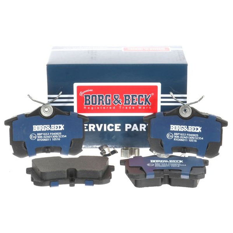 Borg & Beck 4 x Rear Brake Pad Set BBP1653