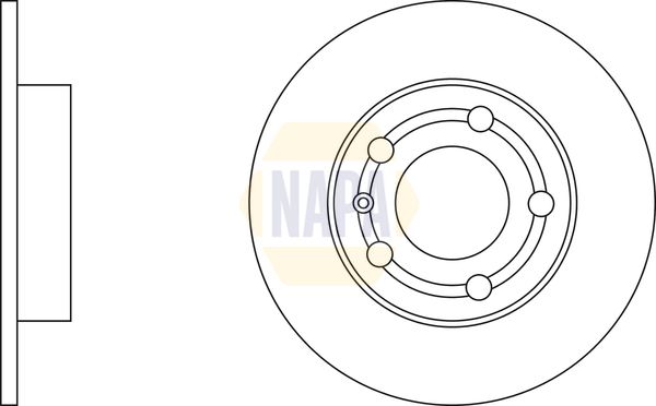 NAPA Front Vented & Rear Vented Brake Discs & Pads fits AUDI FORD OPEL