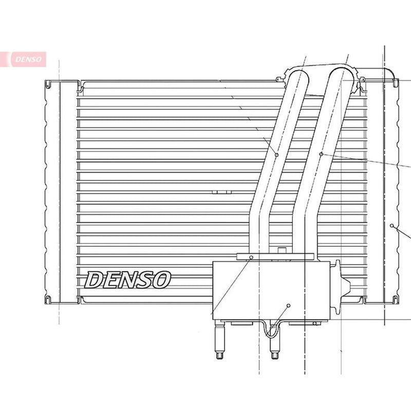 Denso Air Conditioning Evaporator DEV07005