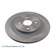 Blue Print 2 x Solid Rear Brake Discs ADT343274