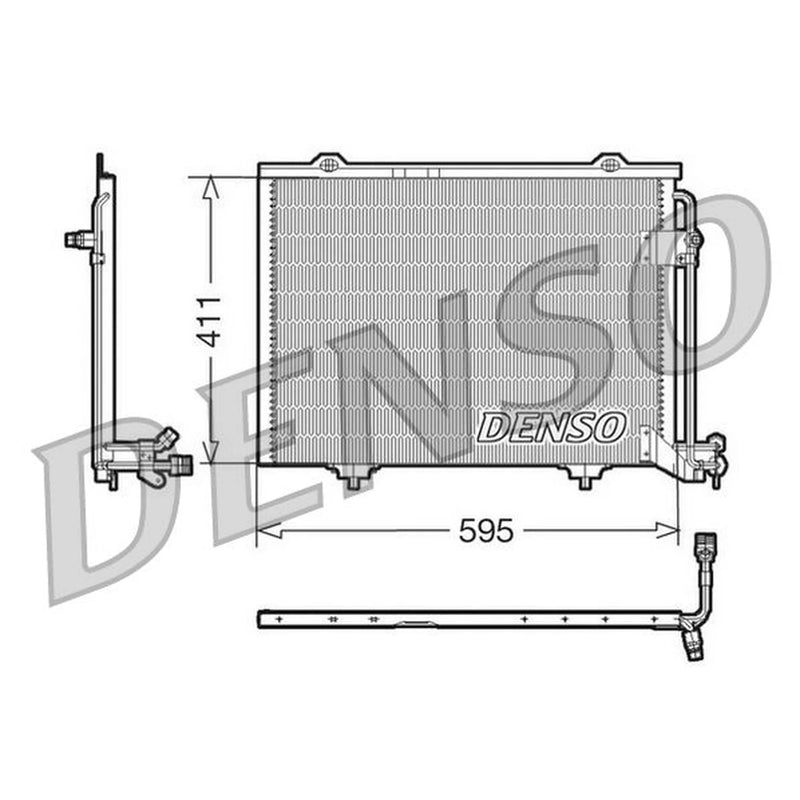 Denso Air Conditioning Condenser DCN17011