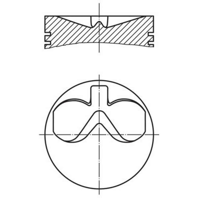 Mahle Piston Cylinder Bore = 126mm 101 73 02