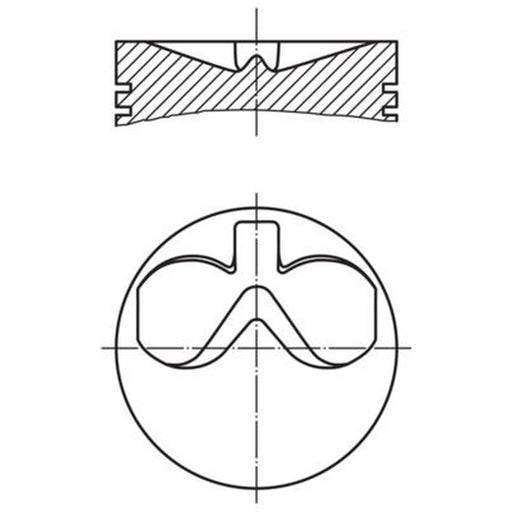Mahle Piston Cylinder Bore = 126mm 101 73 02