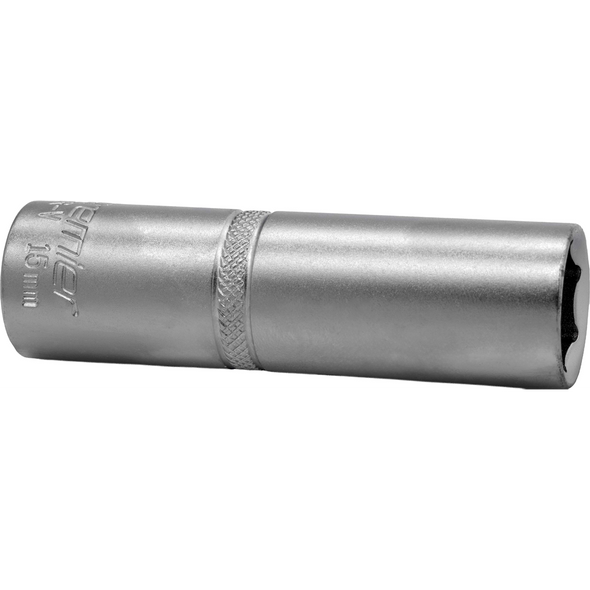 Sealey 1/2"Dr Deep Socket 15mm (Micro Satin Finish)