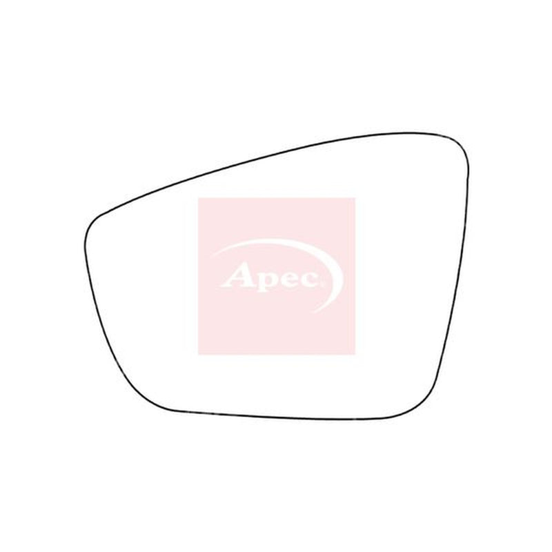 Apec Exterior Wing Mirror Glass Left AMS2323