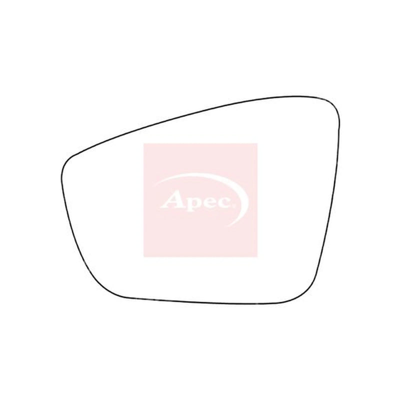 Apec Exterior Wing Mirror Glass Left AMS2323