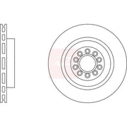 Apec 2 x Vented Front Brake Discs DSK2952