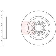 Apec 2 x Vented Front Brake Discs DSK2952