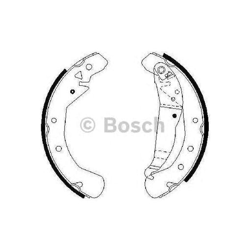 Genuine Bosch Brake Shoe Bs881 Fits Vauxhall Astra Vvt Ecotec - 1.6 - 06-11 0986 Bosch  - Town Parts