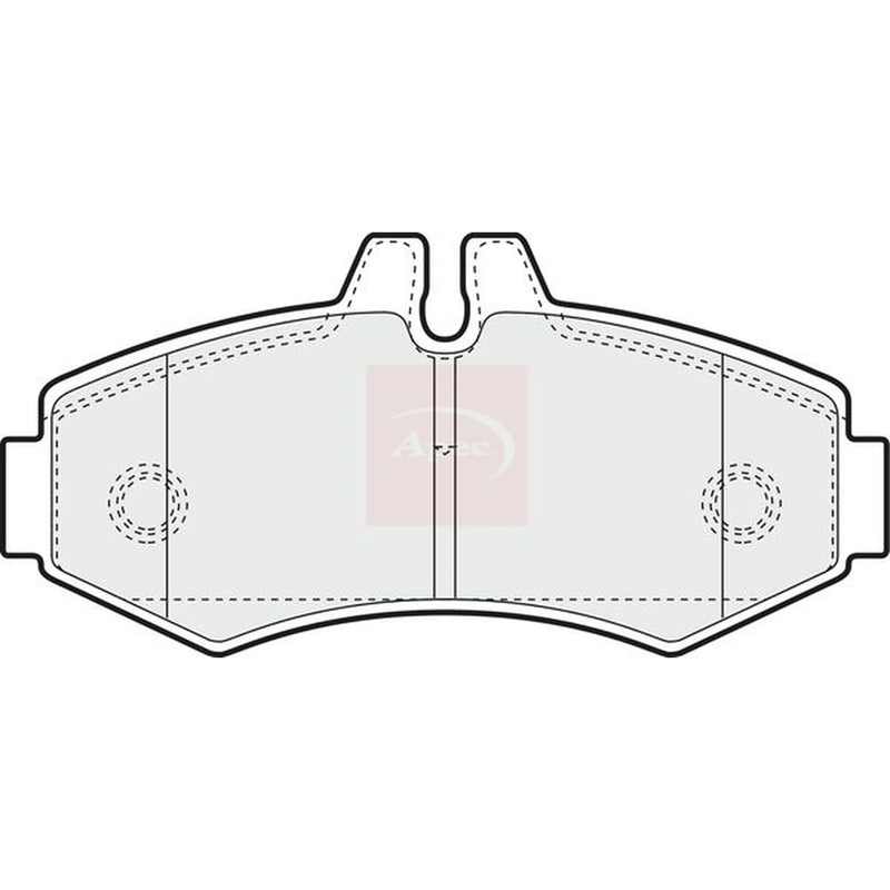 Apec Front Brake Pad Set PAD1074