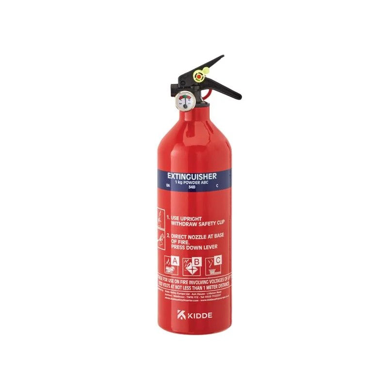 Kidde KPS1FX Multi-purpose Fire Extinguisher 1kg - KPS1FX