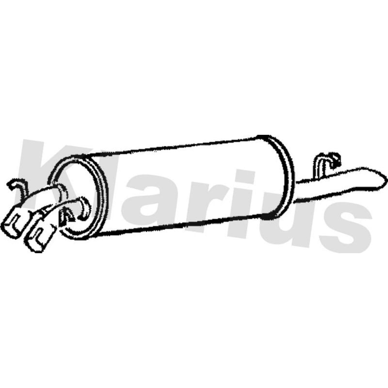 Klarius Box With Tail Pipe Rear VL377L