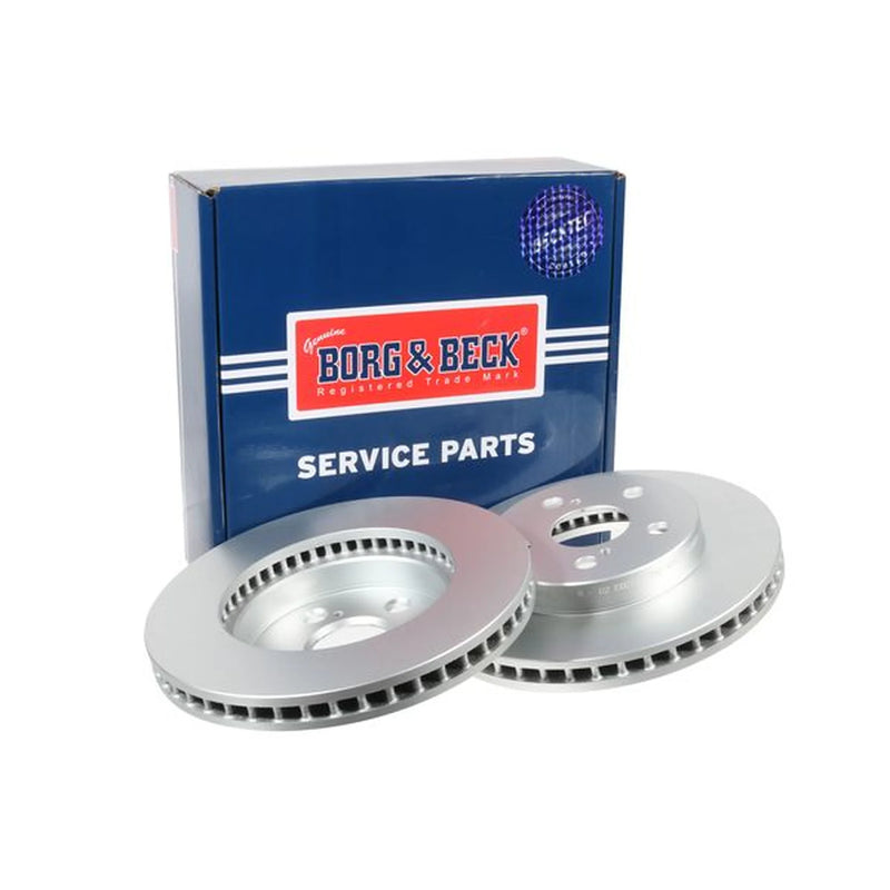 Borg & Beck 2 x Vented Front Brake Discs BBD5538