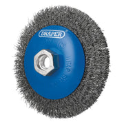 Draper Steel Bevelled Crimped Wire Wheel Brush 115mm M14