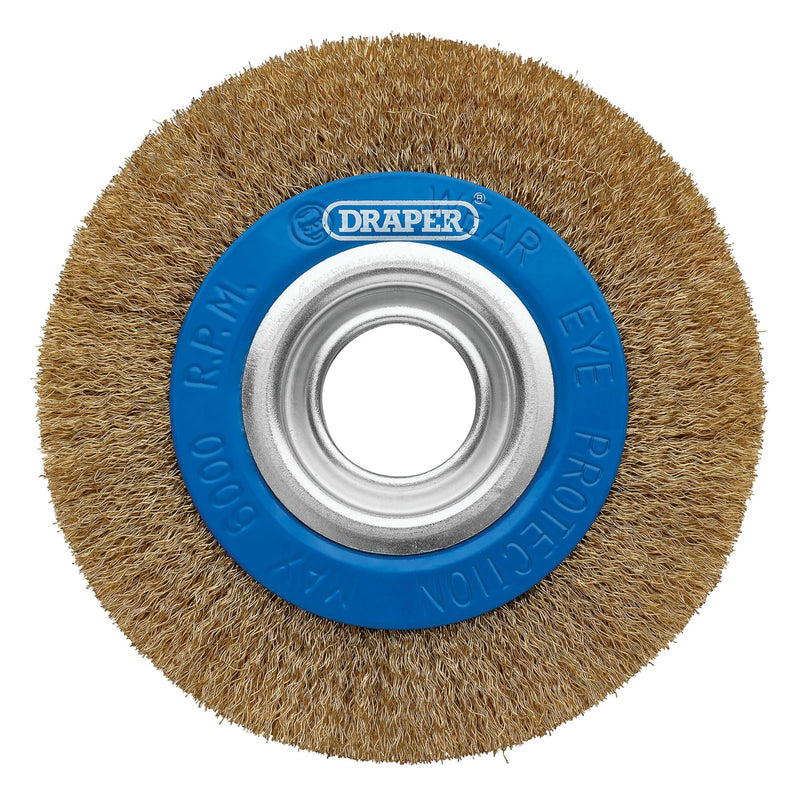 Draper Bench Grinder Wire Wheel Brush 150mm x 31.75mm