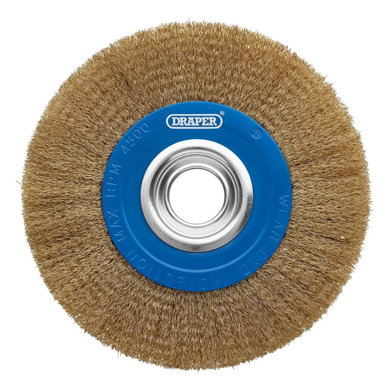 Draper Bench Grinder Wire Wheel Brush 200mm x 31.75mm