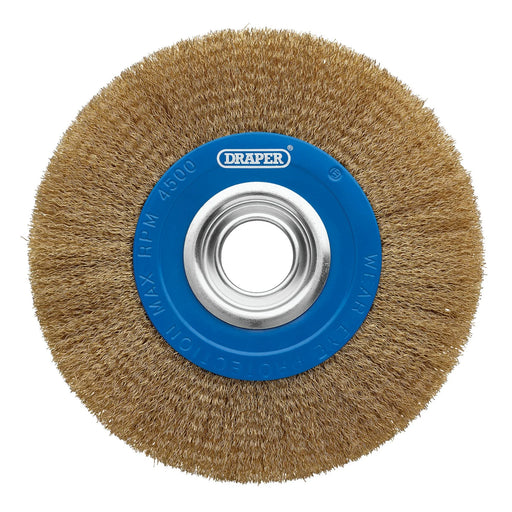Draper Bench Grinder Wire Wheel Brush 200mm x 31.75mm